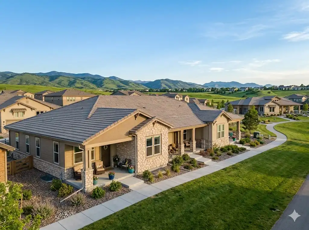 55+ Senior Community Homes and Low-Maintenance Patio Living in Highlands Ranch, CO