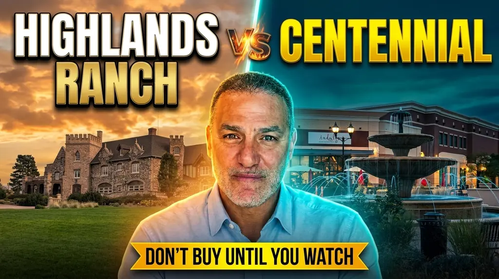 Highlands Ranch vs Centennial Colorado real estate comparison by Realtor, residential builder, and engineer Saber Amine